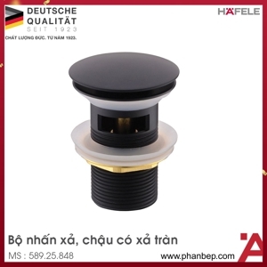 Bộ xả nhấn cho chậu có xả tràn Hafele 589.25.848