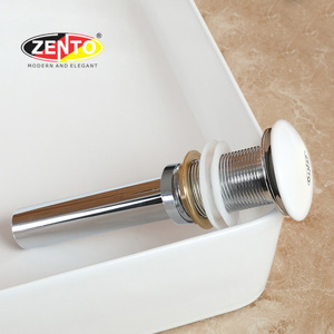 Bộ xả nhấn sứ Lavabo kín Zento ZP035-1