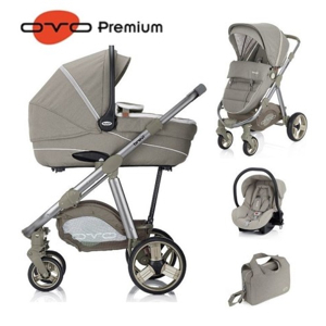 Bộ xe đẩy Brevi Ovo Premium 3 Trong 1 BRE729