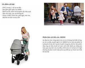 Bộ xe đẩy Kinderkraft XMOOV 3in1