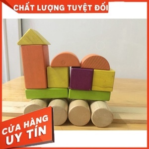 Bộ xếp đa giác bằng gỗ Winwintoys 67172