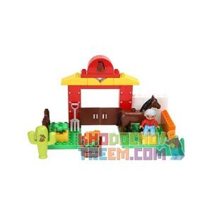 Bộ xếp hình Chuồng ngựa Lego Duplo 10806