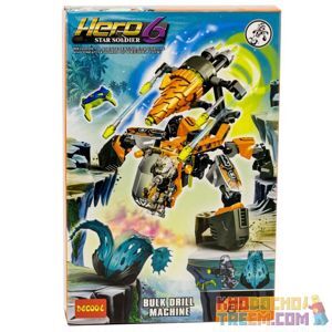 Bộ xếp hình Cỗ máy khoan của Bulk Lego Hero Factory 44025