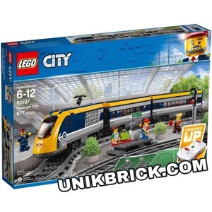 Bộ xếp hình Lego City 60197 - Tàu lửa chở khách