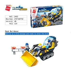 Bộ xếp hình Lego Qman 2402 - Máy ủi đá