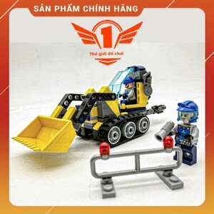 Bộ xếp hình Lego Qman 2402 - Máy ủi đá