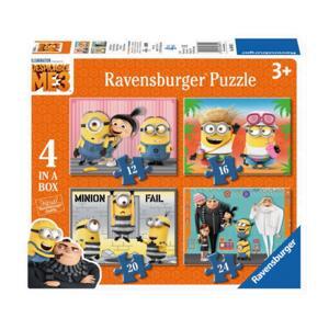 Bộ Xếp Hình Puzzle Minions Ravensburger RV06895 1 (4 Bộ 12/16/20/24 Mảnh)