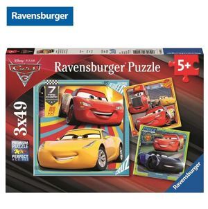 Bộ xếp hình puzzle Ravensburger DCA:Cars3 3 bộ 49 mảnh - RV080151