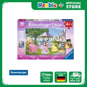 Bộ xếp hình Ravensburger Enchanting Princesses (2 bộ 24 mảnh)