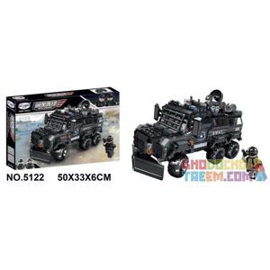 Bộ đồ chơi xếp hình Winner 5122 - Xe đặc nhiệm Swat chống bạo động 496 chi tiết