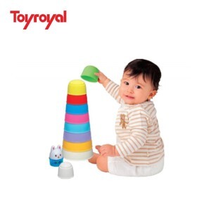 Bộ xếp tháp thỏ con Toyroyal 853