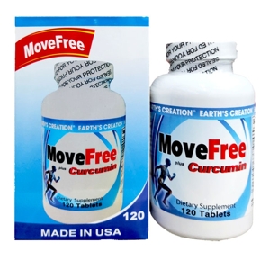 Bổ xương khớp Earth’s Creation Movefree Plus Curcumi  Chai 120 viên