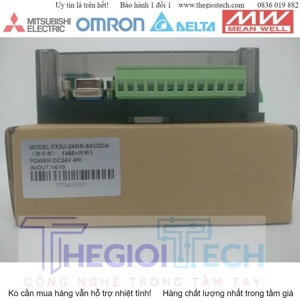 Board lập trình PLC Mitsubishi FX3U-24MR-6AD-2DA