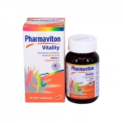 Bồi bồ cơ thể giảm kiệt sức mệt mỏi cảm giác yếu sức giảm tập trung Pharmaviton Vitality