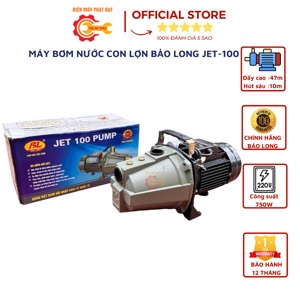 Máy bơm nước bán chân không Bảo Long JET-100