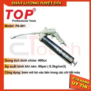 Bơm mỡ bằng hơi Top PA-801 - 400cc