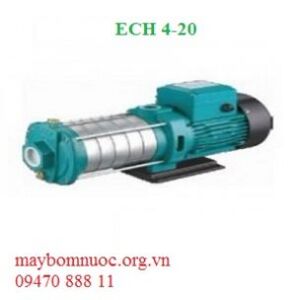 Bơm nước đa tầng cánh trục ngang đầu inox ECH 4-20