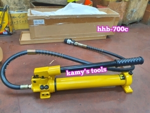 Bơm tay thủy lực 1 chiều 0.35 lít dầu TLP HHB-700C