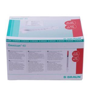 Bơm tiêm Isulin Omnican 1cc U40