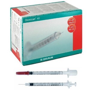 Bơm tiêm Isulin Omnican 1cc U40