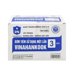 Bơm tiêm Vinahankook 3cc/ml