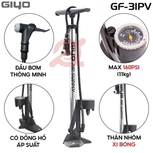 Bơm xe đạp Bơm Giyo GF-31 PV