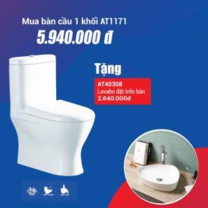 Bồn cầu 1 khổi Atmor AT1171