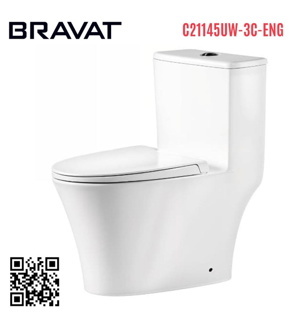 Bồn cầu 1 khối Bravat C21145UW-3-ENG