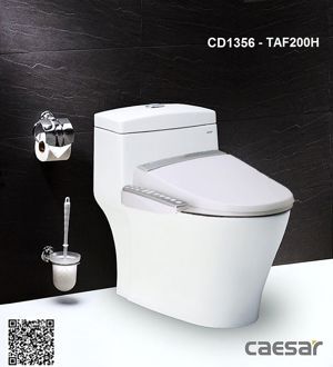 Bồn cầu 1 khối Caesar CD1356+TAF200H