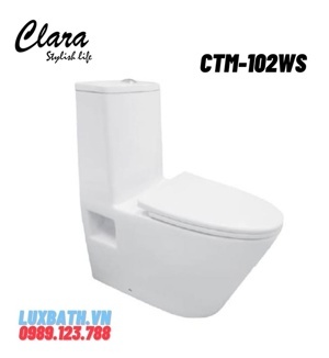 Bồn cầu 1 khối Clara CTM-102WS