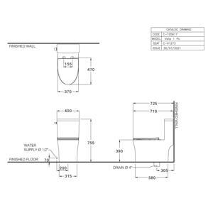 Bồn cầu 1 khối Cotto C105617