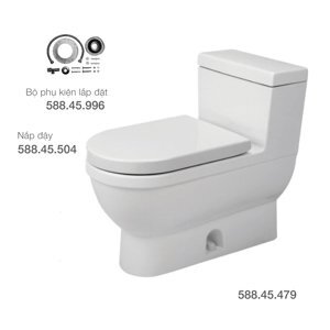 Bồn cầu 1 khối  Duravit 588.45.049