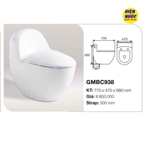 Bồn cầu 1 khối Gama GMBC938