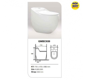 Bồn cầu 1 khối Gama GMBC939