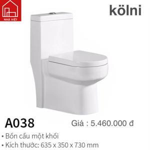 Bồn cầu 1 khối Kolni A038