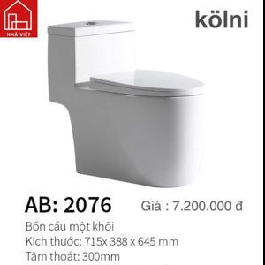 Bồn cầu 1 khối Kolni AB2076