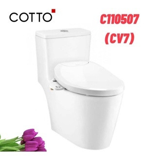 Bồn cầu 1 khối nắp điện tử Cotto C110507(CV7)