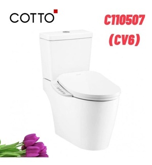 Bồn cầu 1 khối nắp điện tử Cotto C110507(CV6)