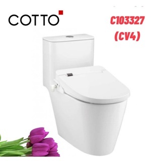 Bồn cầu 1 khối nắp rửa điện tử Cotto C103327(CV4)