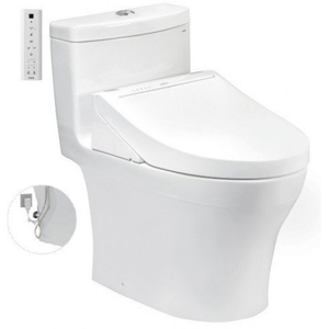 Bồn cầu 1 khối Toto MS889DRW14 Nắp Rửa Điện Tử Washlet