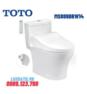 Bồn cầu 1 khối Toto MS889DRW14 Nắp Rửa Điện Tử Washlet