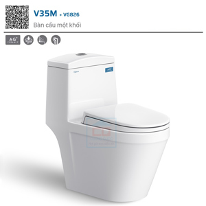 Bồn cầu 1 khối Viglacera V35M