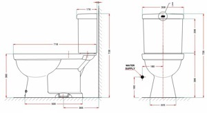 Bồn cầu 2 khối American Standard VF-2013S