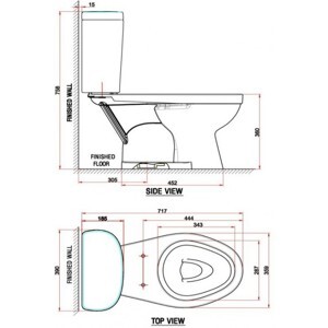 Bồn cầu 2 khối American Standard VF-2398S