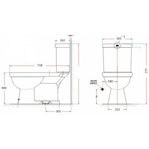 Bồn cầu 2 khối American Standard VF-2714S3