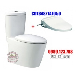 Bồn cầu 2 khối Caesar CD1348+TAF050