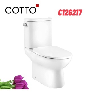 Bồn cầu 2 khối Cotto C126217WH