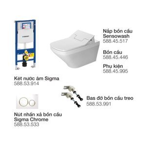 Bồn cầu 2 khối Duravit 580.41.269