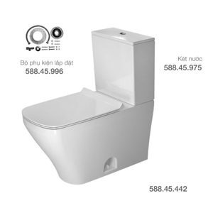 Bồn cầu 2 khối Duravit 580.41.269