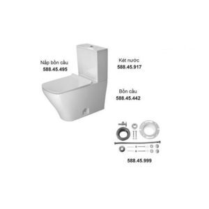 Bồn cầu 2 khối Duravit 588.45.383